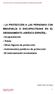 Protección y Derechos de las personas discapacitadas en el ordenamiento jurídico español