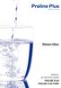 Proline Plus PUMP. Proline Plus NÚMERO REF. DESCRIPCIÓN. Portacartuchos 2 piezas (cabeza + vaso) Depósito de acumulación de acero