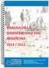 ANALISIS DE LA SINIESTRALIDAD VIAL ARGENTINA 2013 / 2012