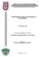 PROCESAMIENTO DIGITAL DE IMÁGENES DE ULTRASONIDO T E S I S QUE PARA OBTENER EL TÍTULO DE: INGENIERO EN COMUNICACIONES Y ELECTRONICA