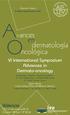 Avances. Oncológica. en dermatología. Valencia. VI International Symposium Advances in Dermato-oncology