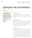 Ejemplos de actividades