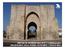 PROYECTO DE RESTAURACIÓN N Y ORDENACIÓN DEL ENTORNO DE LA PUERTA DE TOLEDO. CIUDAD REAL