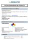 DATOS DE SEGURIDAD DEL PRODUCTO