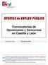 Convocatorias de Oposiciones y Concursos en Castilla y León