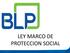 LEY MARCO DE PROTECCION SOCIAL