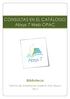 CONSULTAS EN EL CATÁLOGO Absys 7 Web OPAC