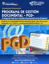 PROGRAMA DE GESTIÓN DOCUMENTAL - PGD-
