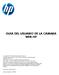 GUÍA DEL USUARIO DE LA CÁMARA WEB HP