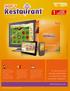 El sistema que le permite administrar su restaurante o bar sin perder el apetito. softrestaurant.com