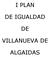 I PLAN DE IGUALDAD VILLANUEVA DE ALGAIDAS
