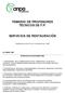 TEMARIO DE PROFESORES TÉCNICOS DE F.P. SERVICIOS DE RESTAURACIÓN