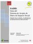 SADIS: Guía del Sistema de Acopio de Datos de Impacto Social