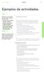 Ejemplos de actividades