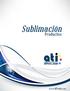 Sublimación. Productos. www.ativen.com