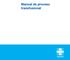 Manual de proceso transfusional