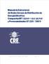 Manual de Estructuras de Redes Áereas de Distribución de Energía Eléctrica Compactas MT 10,5 kv - 14,4/24,9 kv