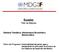 Ecuador. Plan de Mejoras. Ventana Temática: Gobernanza Económica Democrática