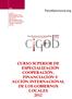 CURSO SUPERIOR DE ESPECIALIZACIÓN COOPERACIÓN, FINANCIACIÓN Y ACCIÓN INTERNACIONAL DE LOS GOBIERNOS LOCALES 2012