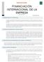 FINANCIACIÓN INTERNACIONAL DE LA EMPRESA