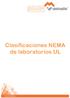 Clasificaciones NEMA de laboratorios UL