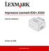 Impresora Lexmark E321, E323