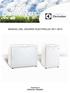 MANUAL DEL USUARIO ELECTROLUX 2011-2012