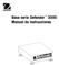 Base serie Defender 3000 Manual de instrucciones
