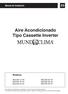 Aire Acondicionado Tipo Cassette Inverter