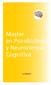 Master en Psicobiología y Neurociencia Cognitiva. Master en Psicobiología y Neurociencia Cognitiva. 2015, Viguera Editores SLU