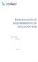 ESPECIFICACIÓN DE REQUERIMIENTOS DE APLICACIÓN WEB. Proyecto: Reifer. Revisión: 1.0 28/01/13