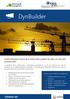 DynBuilder. Control total para el sector de la construcción y gestión de obras con Microsoft Dynamics NAV