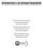 Acción 432 INTRODUCCIÓN A LOS SISTEMAS FINANCIEROS