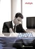 AVAYA. Microsoft Business Solutions. Caso de estudio de solución para los socios de negocios