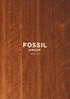 FoSSIL GRoUP the PoRtFoLIo