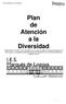 Plan de Atención a la Diversidad