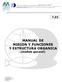 MANUAL DE MISION Y FUNCIONES Y ESTRUCTURA ORGANICA (modelo general)