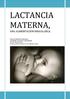 LACTANCIA MATERNA, UNA ALIMENTACIÓN INIGUALABLE.