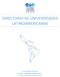 DIRECTORIO DE UNIVERSIDADES LATINOAMERICANAS