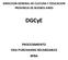 DIRECCION GENERAL DE CULTURA Y EDUCACION PROVINCIA DE BUENOS AIRES. DGCyE PROCEDIMIENTO VISA PURCHASING RECARGABLES BPBA