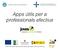 Apps útils per a professionals efectius. FEADER - Fons Europeu Agrícola de Desenvolupament Rural: Europa inverteix en les zones rurals