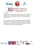 PROGAMA. XI Congreso Nacional de Matronas y Matrones de Chile -2014. Interculturalidad y Diversidad el valor de la diferencia
