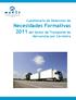 Necesidades Formativas 2011 del Sector de Transporte de