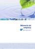 Memoria de empresa. ratamiento de aguas Calidad ambiental. Seguridad alimentaria Tecnologías ecológicas. Seguridad alimentaria Tecnologías ec