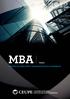 MBA. Online. Máster en Dirección y Administración de Empresas