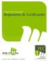 Reglamento de Certificación