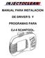 MANUAL PARA INSTALACION DE DRIVER S Y PROGRAMAS PARA CJ-4 SCANTOOL.