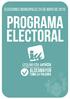 elecciones municipales 24 de mayo de 201 5 PROGRAMA ELECTORAL
