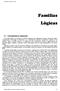 Familias Lógicas. 3.1 Características Generales