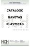 CATALOGO GAVETAS PLASTICAS